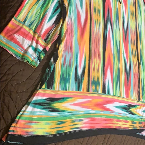 Ruby Rd. Colorful Blouse - Picture 2 of 5